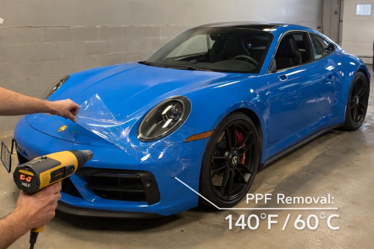 Best Temperature for Removing PPF