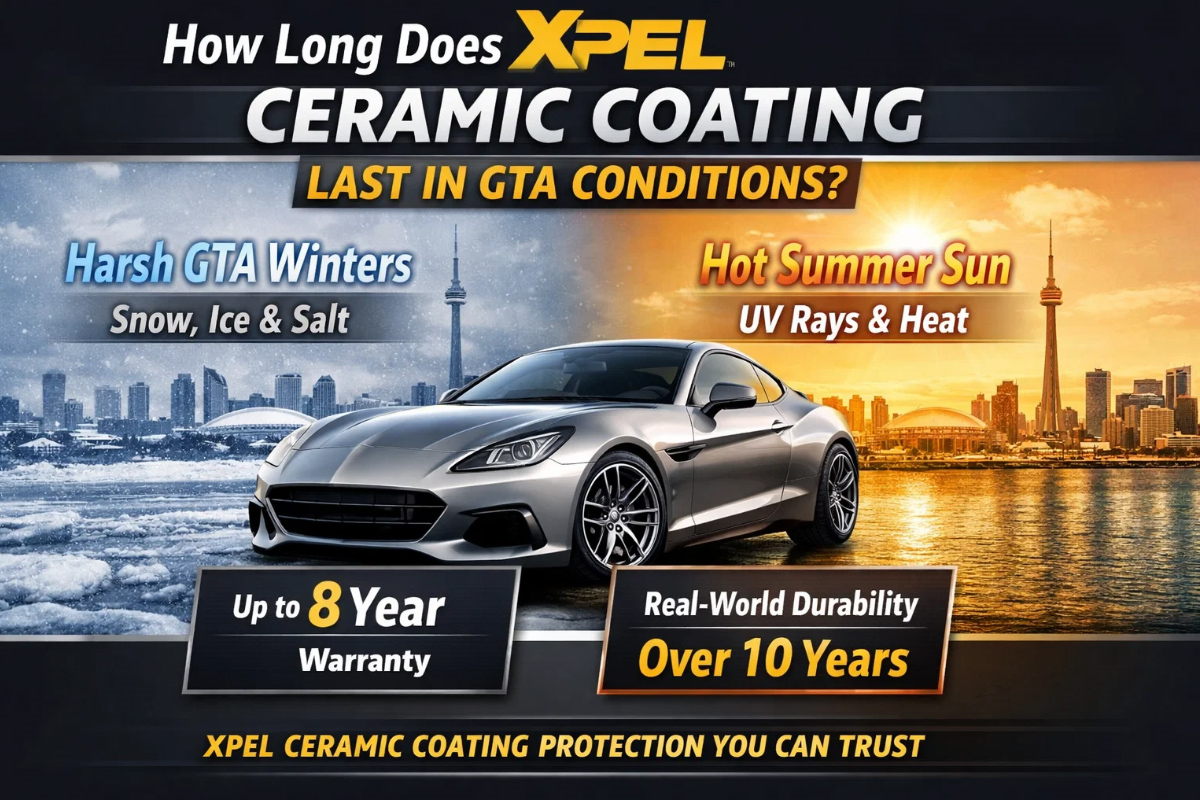 How Long Does XPEL Ceramic Coating Last in GTA Conditions?