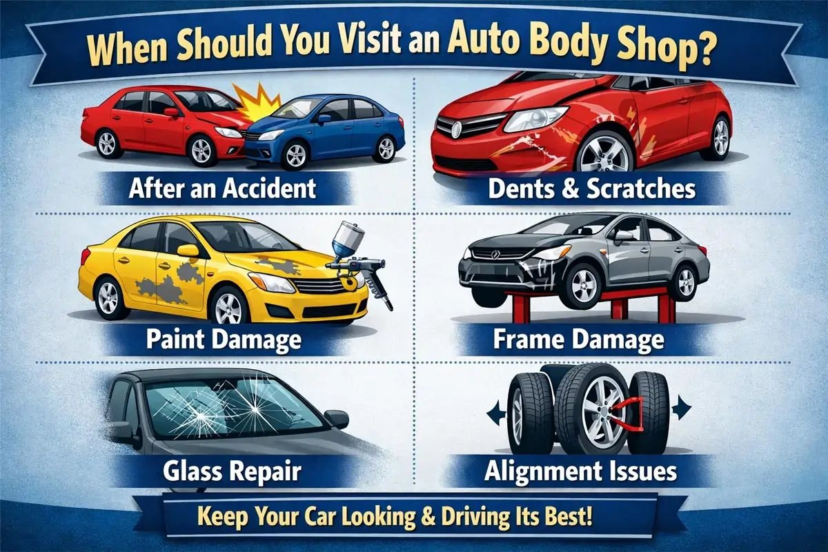 When Should You Visit an Auto Body Shop