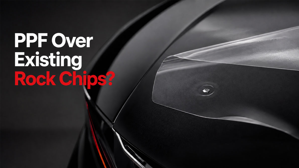 Can You Apply PPF Over Existing Rock Chips?