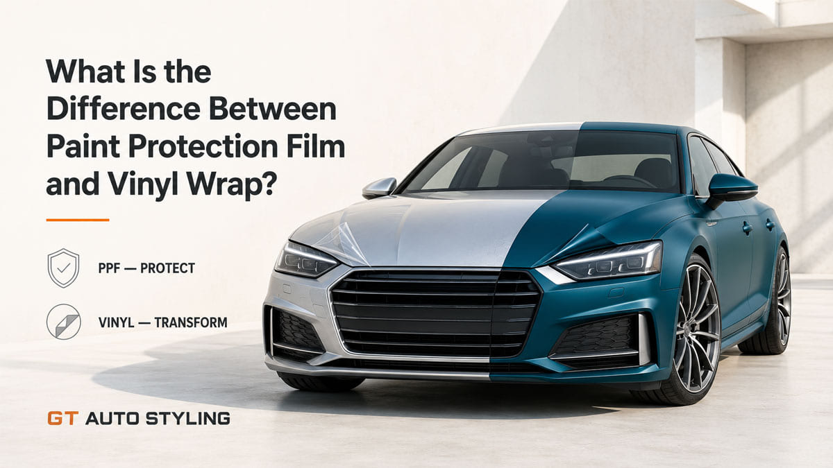 What Is the Difference Between Paint Protection Film and Vinyl Wrap